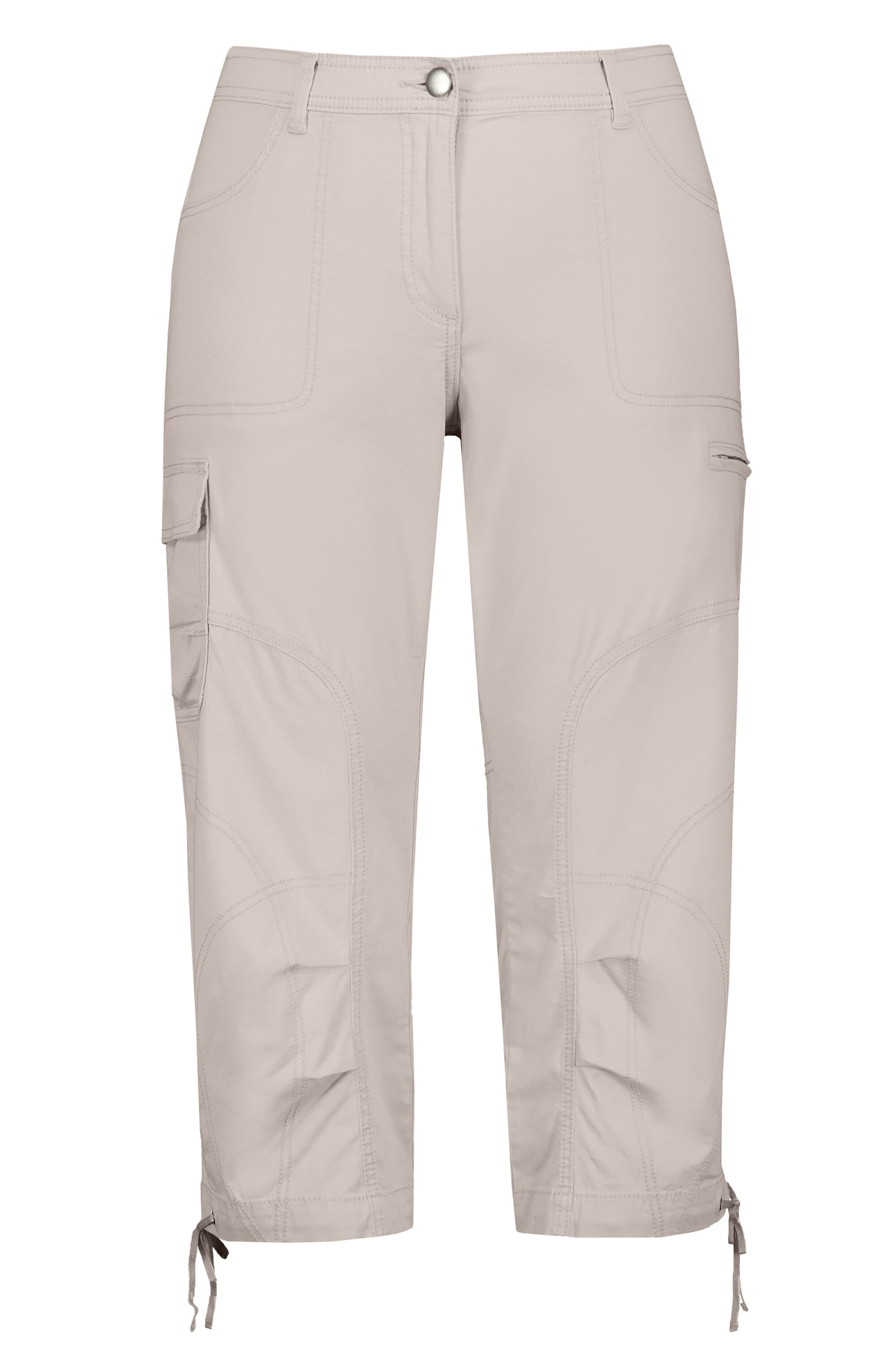 Ulla Popken Cargo trousers in Grey: front