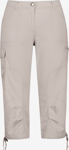 Pantalon cargo Ulla Popken en gris : devant