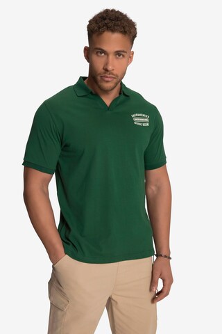 T-Shirt STHUGE en vert : devant