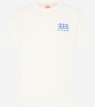 Tricou 'BHSun Island' de la BLEND pe alb: față