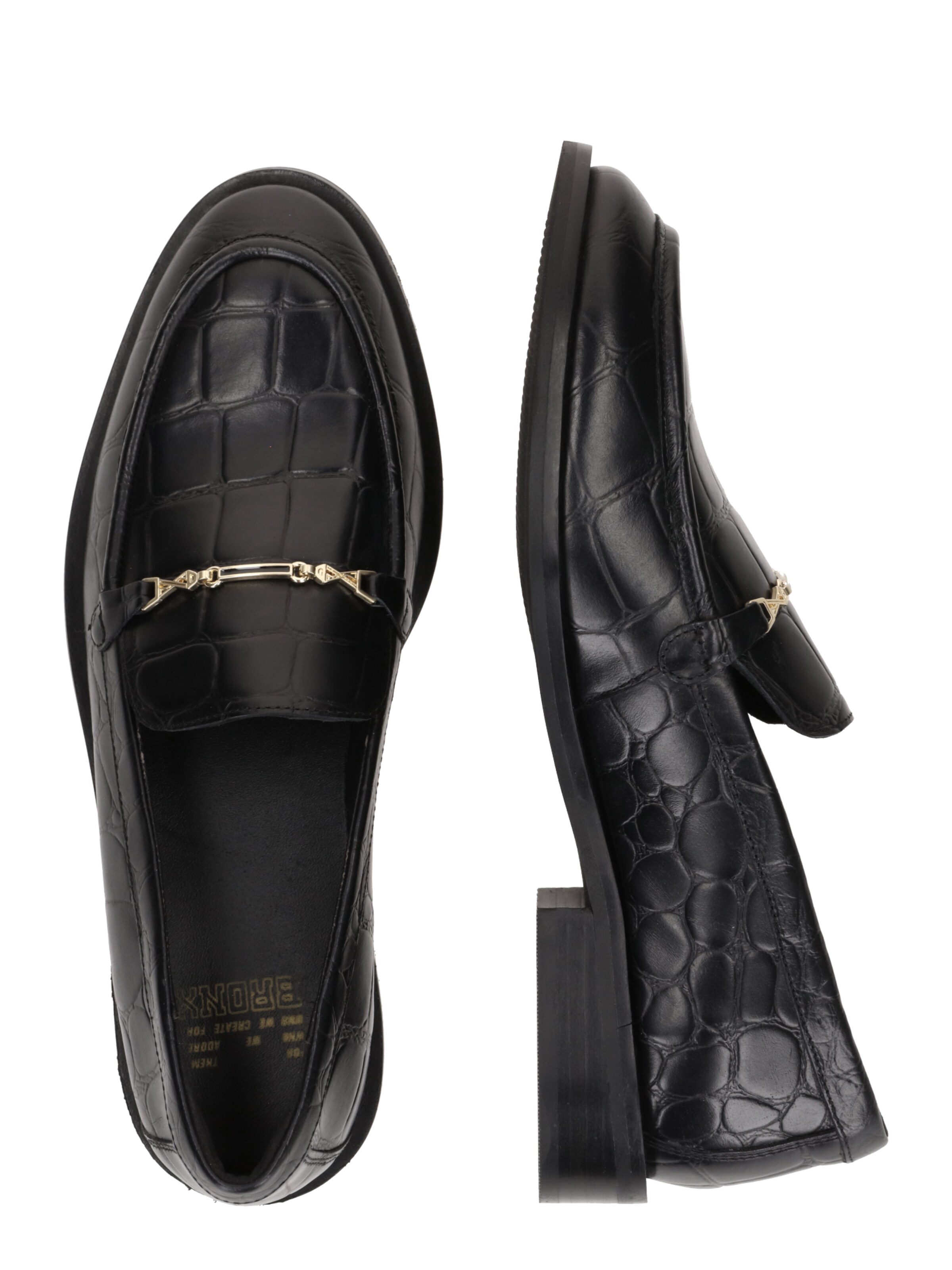 BRONX Classic Flats in Black