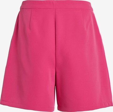 VILA regular Παντελόνι πλισέ 'KAMMA' σε ροζ