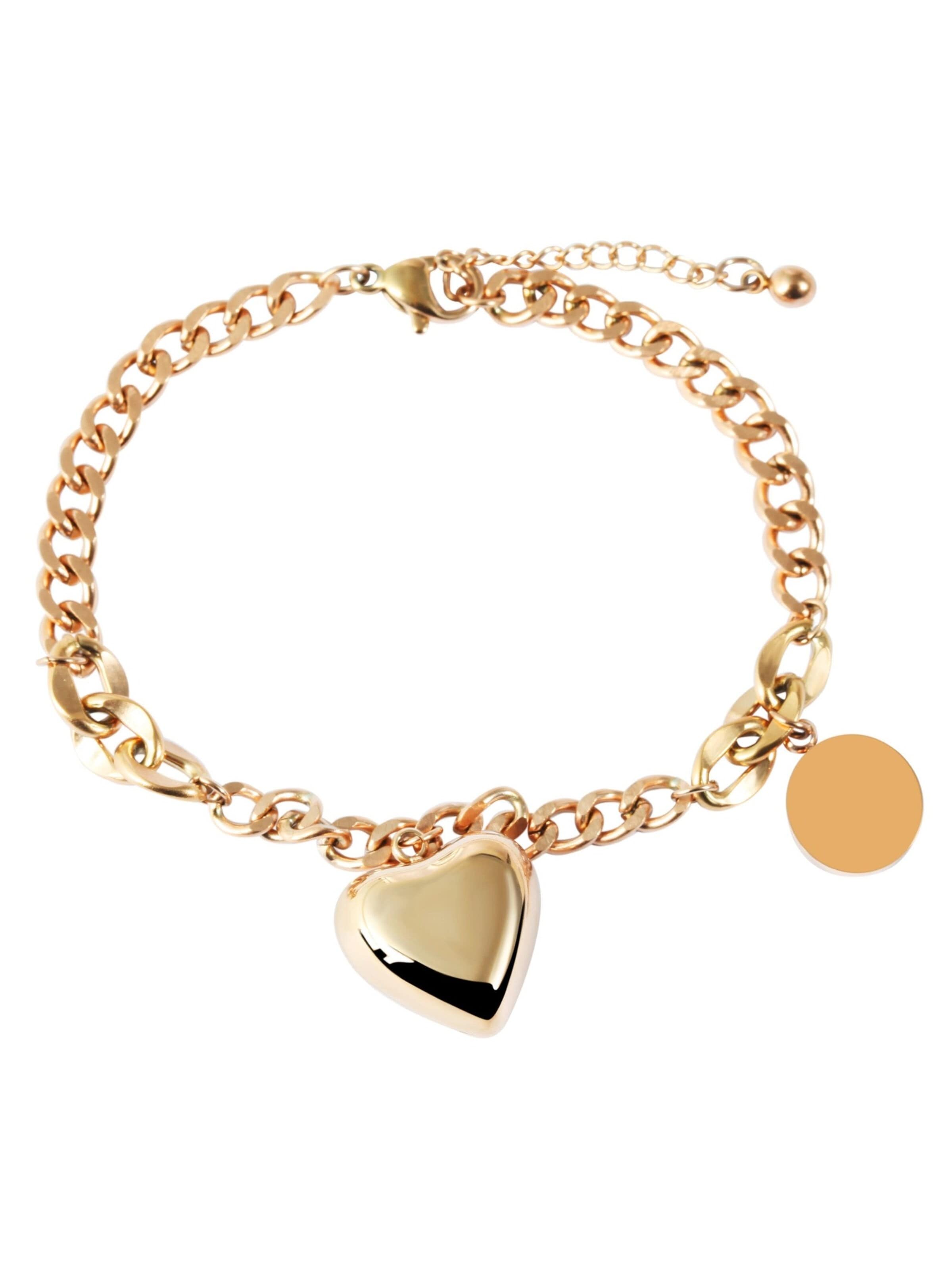 Akzent Armband 'Mady'‌‌‌‌‌‌‌‌‌ in Gold: Vorderseite