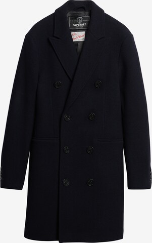 Superdry Between-Seasons Coat in Blue: front