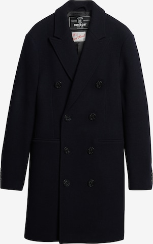 Superdry Between-Seasons Coat in Blue: front