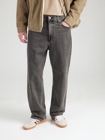 HOLLISTER Baggy Džínsy - Čierna: predná strana