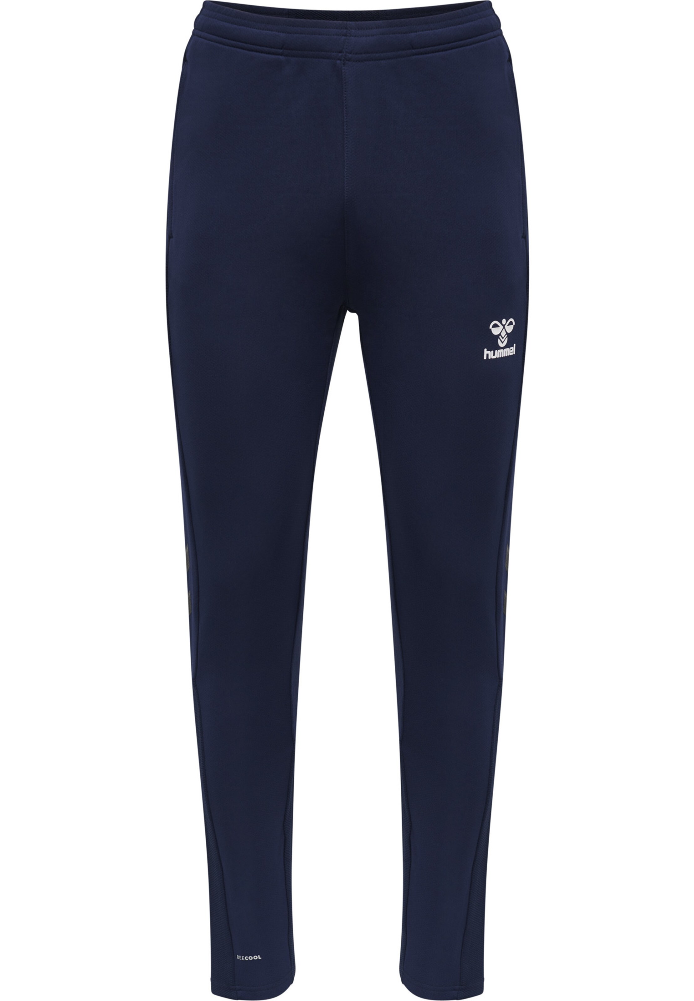 Hummel Tapered Sportsbukser 'Lead' i blå: forside