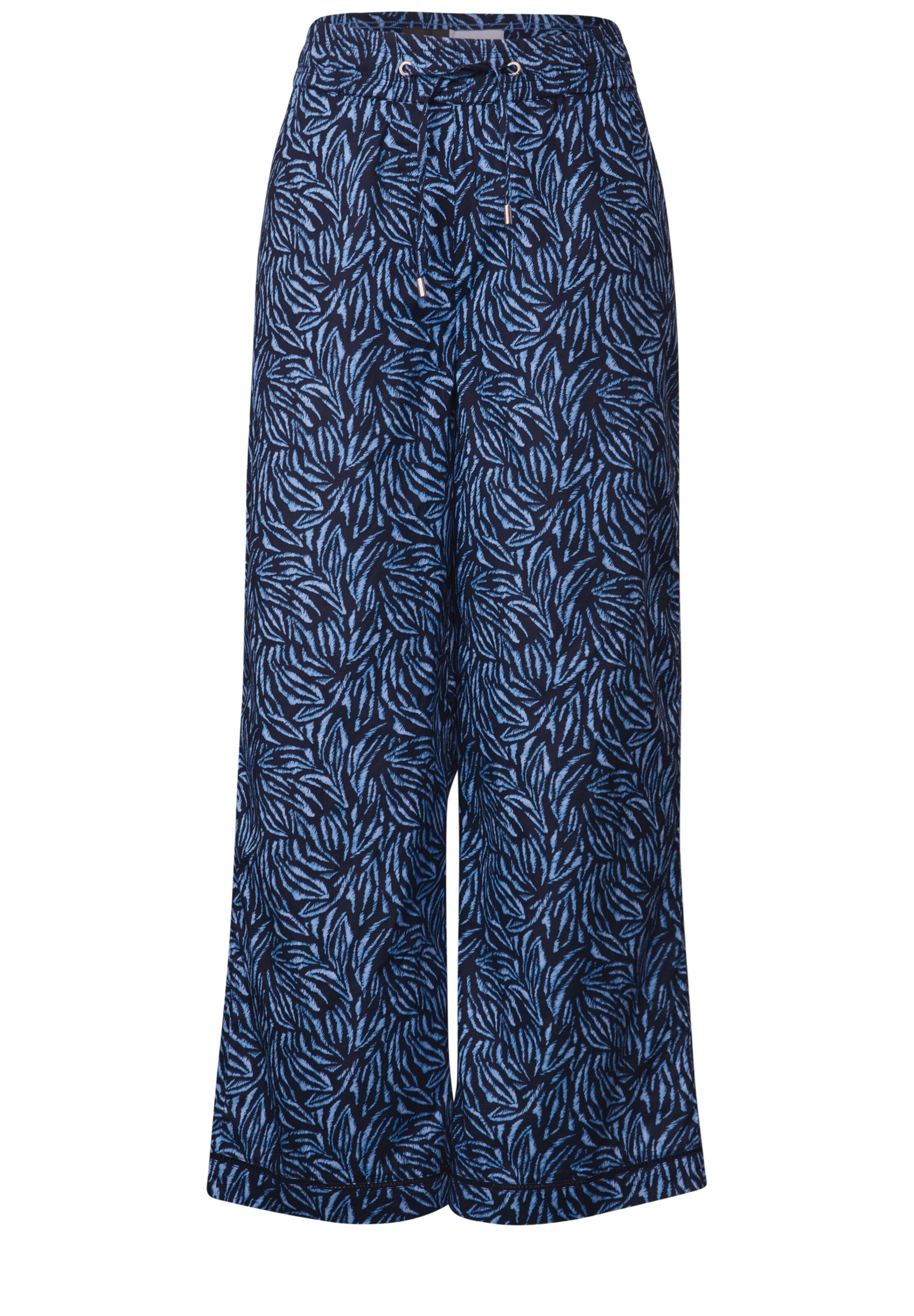 CECIL Loose fit Pants in Blue: front