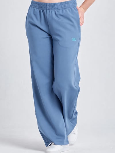 SPORTKIND Pantalon de sport 'Wide Training Pants' en XS en gris fumé, Vue avec produit
