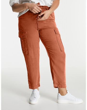 Loosefit Pantalon cargo 'Mia' SAMOON en marron