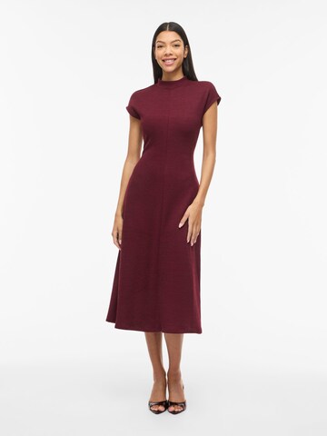 VILA Strikkjole 'VIRaffi' i rød: forside