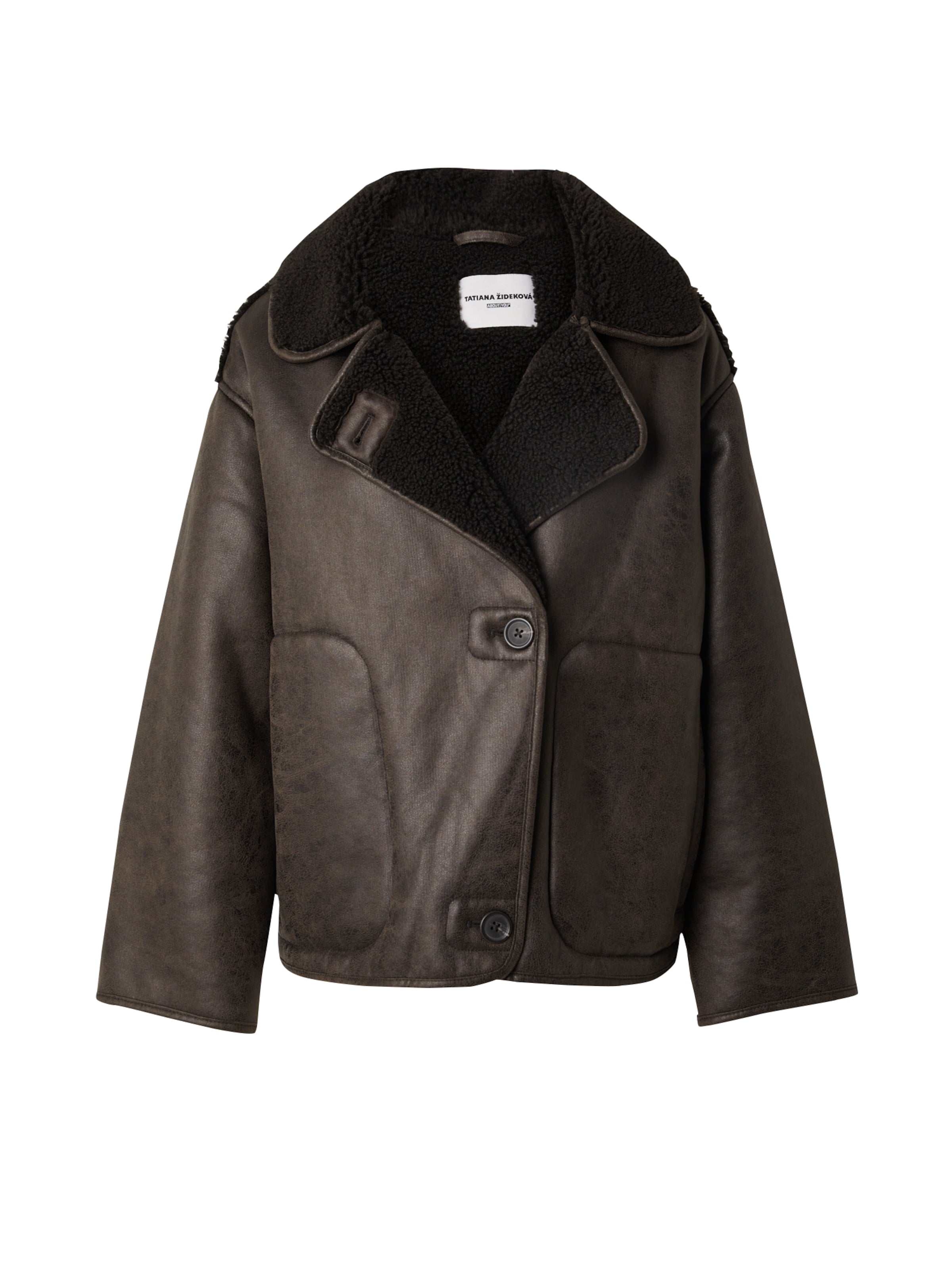 Tatiana Zidekova Overgangsjakke i brun: forside