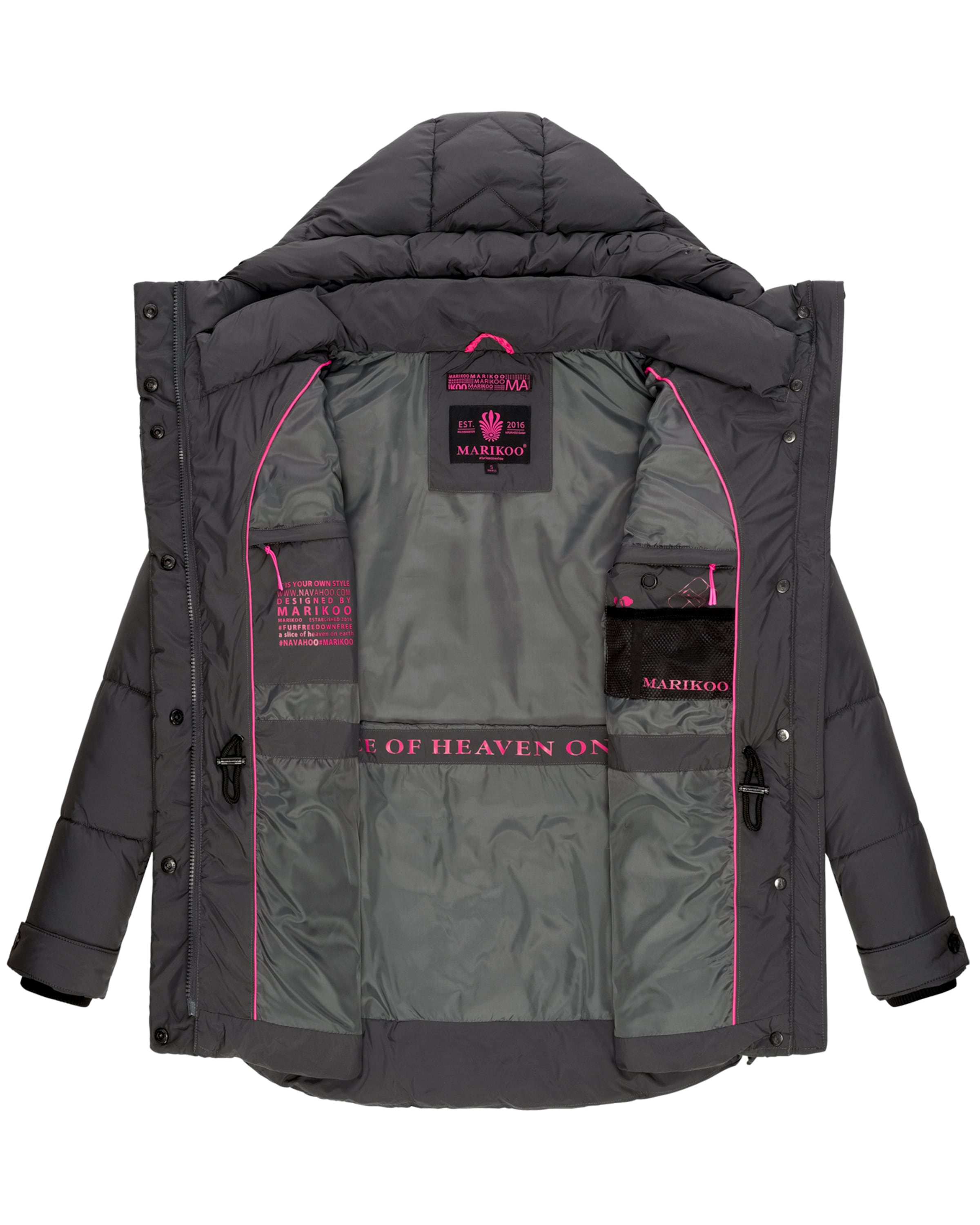 pilka MARIKOO Funkcinė striukė  'Akumaa'