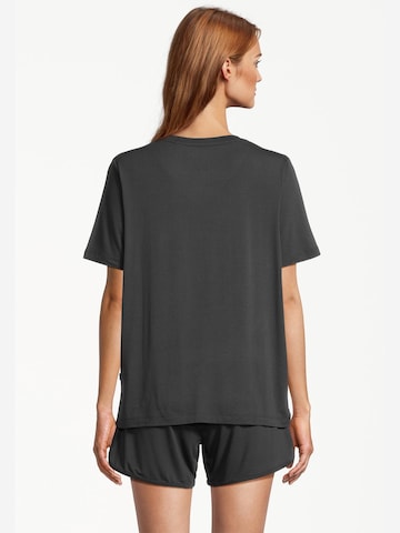 SEIDENSTICKER Pyjama 'Loungewear' in Schwarz