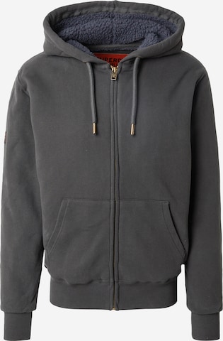 Superdry Sweatjacke in Grau: Vorderseite
