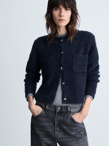 MANGO Sweater 'Botijo' in Blue: front