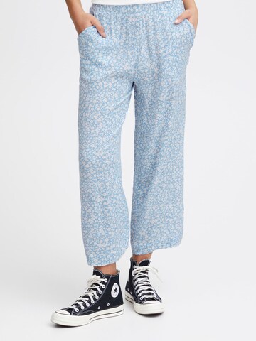ICHI - regular Pantalón ' Marrakech ' en azul: frente