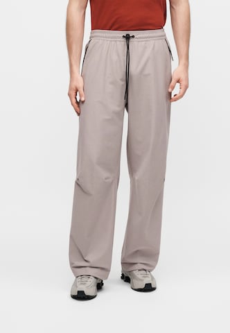 Wide Leg Pantalon de sport Nike Sportswear en gris : devant