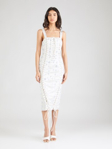 True Decadence Dress in White: front