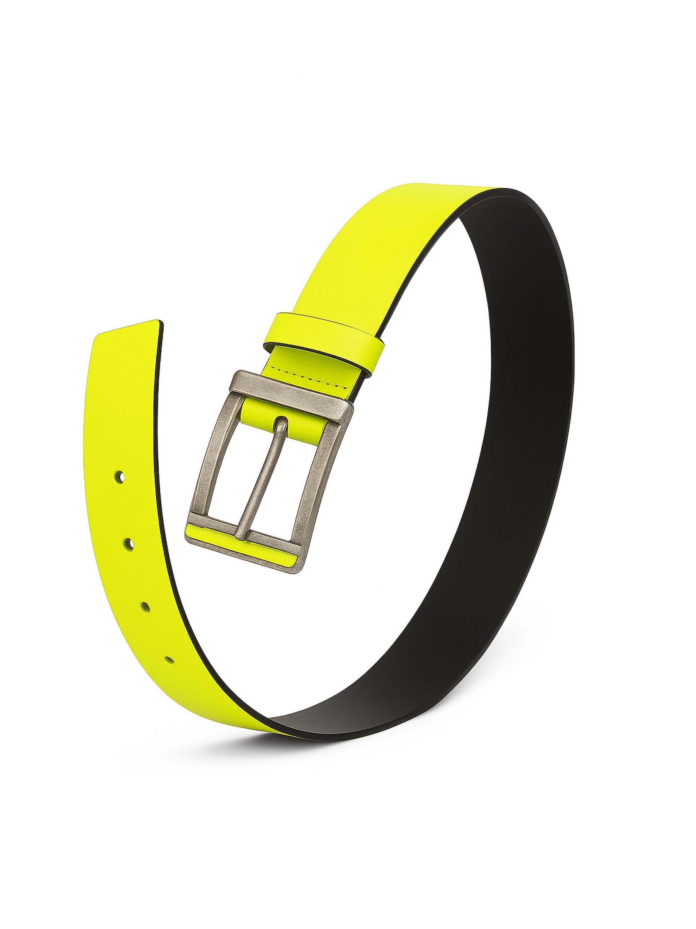 COLLEZIONE ALESSANDRO Belt 'Neon' in Yellow: front