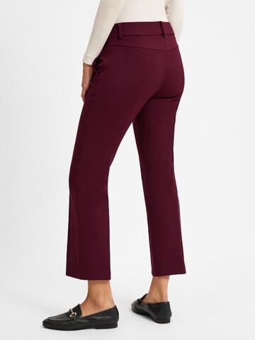Cambio Regular Trousers 'Farah' in Red
