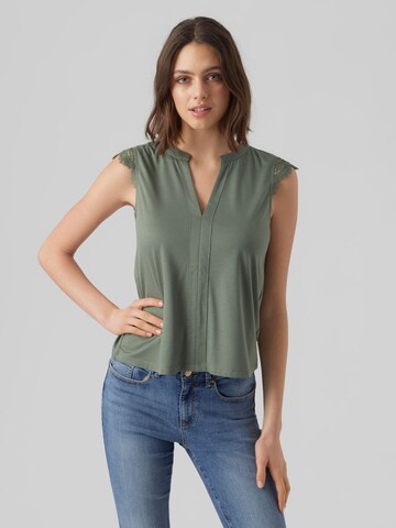 VERO MODA Top in Groen: voorkant