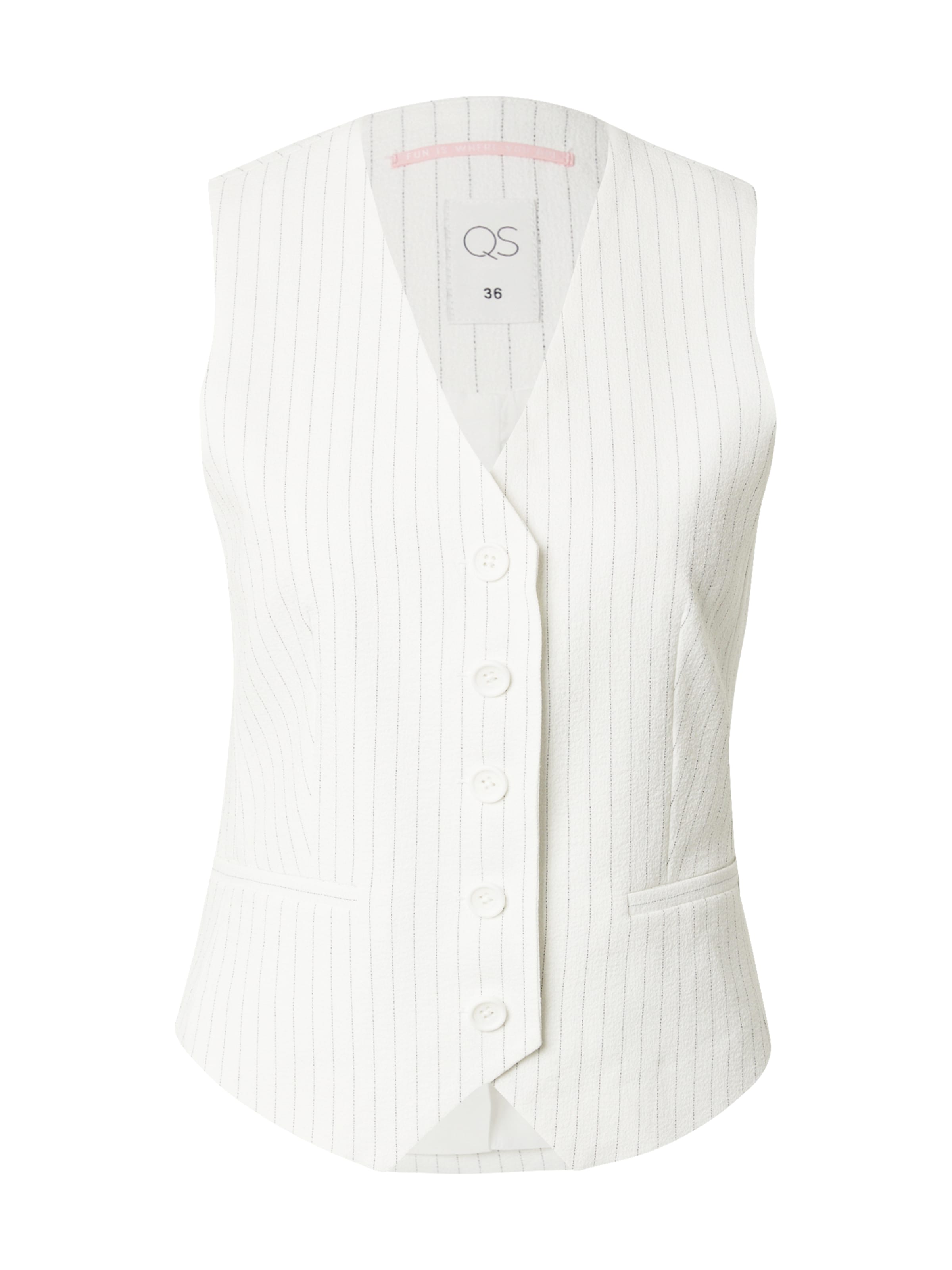 QS Vest in White: front