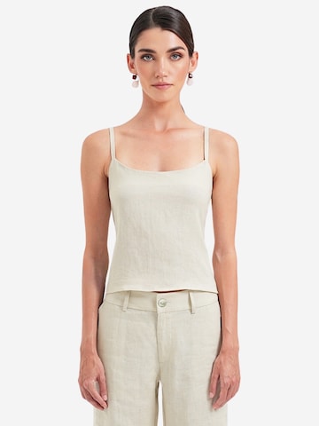 OW Collection Top 'Luma' in Beige: Vorderseite
