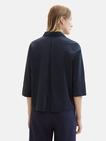 TOM TAILOR Blouse in Blauw