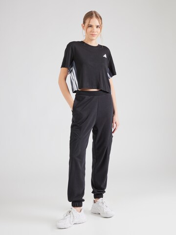 ADIDAS SPORTSWEAR Дънки Tapered Leg Спортен панталон в черно