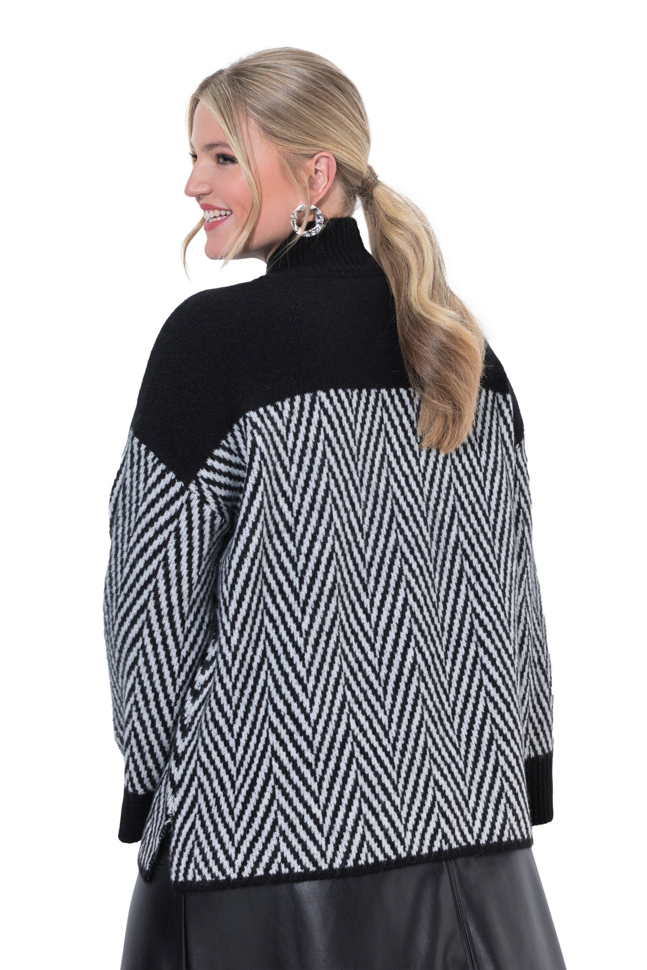 MIAMODA Pullover in Schwarz