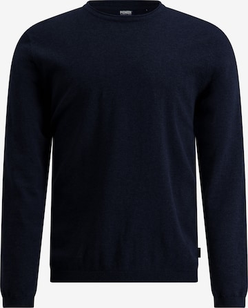 Pioneer Authentic Jeans Pullover in Blau: Vorderseite