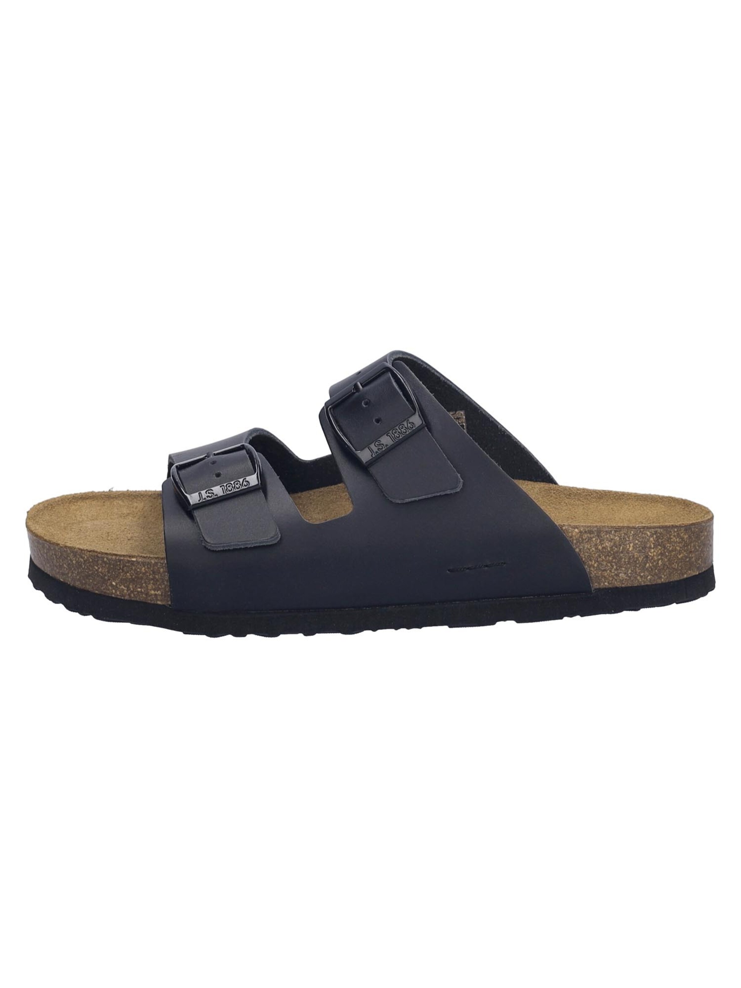 Zoccoletto 'Hermine 01' di JOSEF SEIBEL in nero: frontale