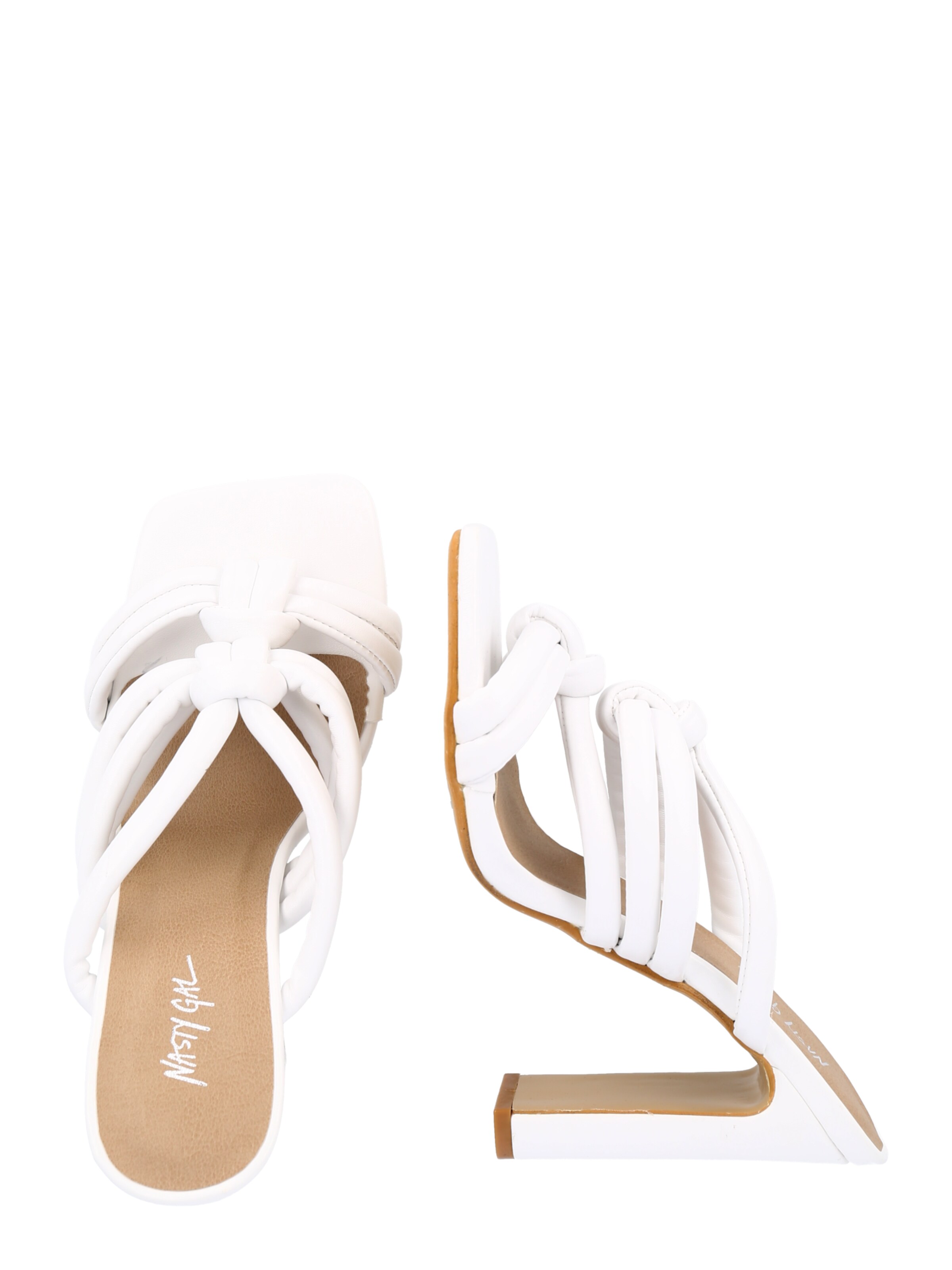 Nasty Gal Plätu, värv valge