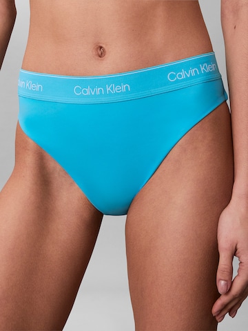 Calvin Klein Swimwear Regular Bikini bottom in Blue: front
