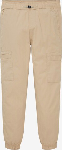 Tapered Pantaloni di TOM TAILOR in marrone: frontale