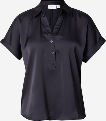 VILA Bluse 'VIEnna Ravenna' in Schwarz: Vorderseite