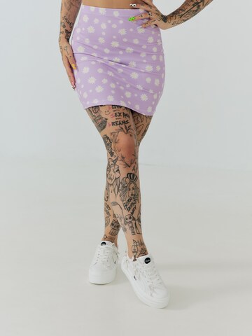 ABOUT YOU x Sharlota Skirt 'Ariana' in Purple: front