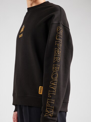 Sweat-shirt 'White_NFL' BOSS en noir