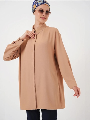 Camicia da donna di Bigdart in marrone: frontale