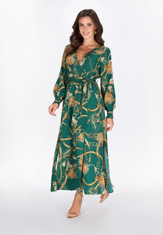 faina - Vestido em verde