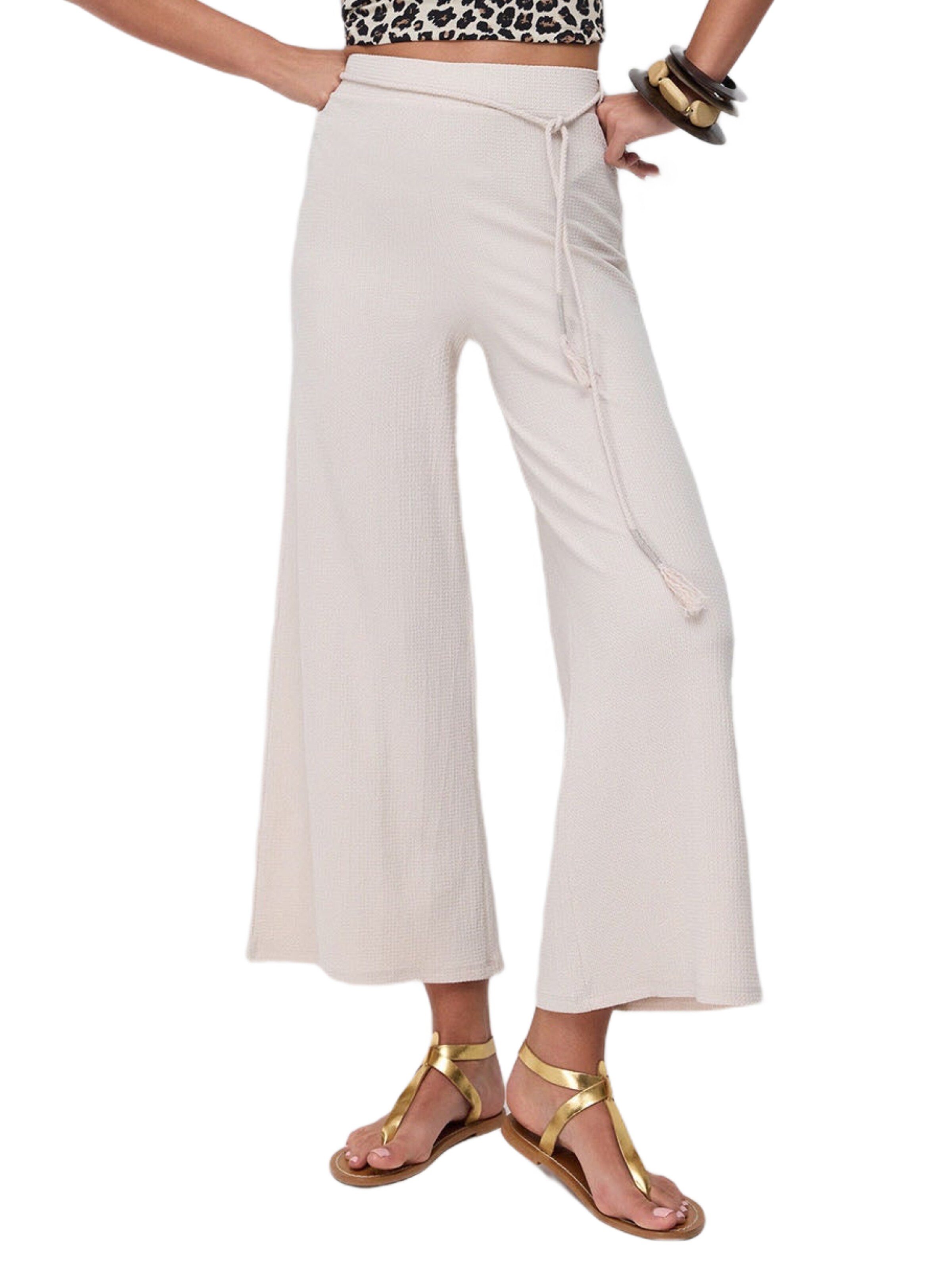 No Matter What Regular Top in Beige: front