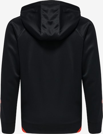 Hummel Athletic Zip-Up Hoodie in Black