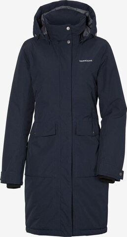 Didriksons Between-Seasons Parka 'EMILIA' in Blue: front