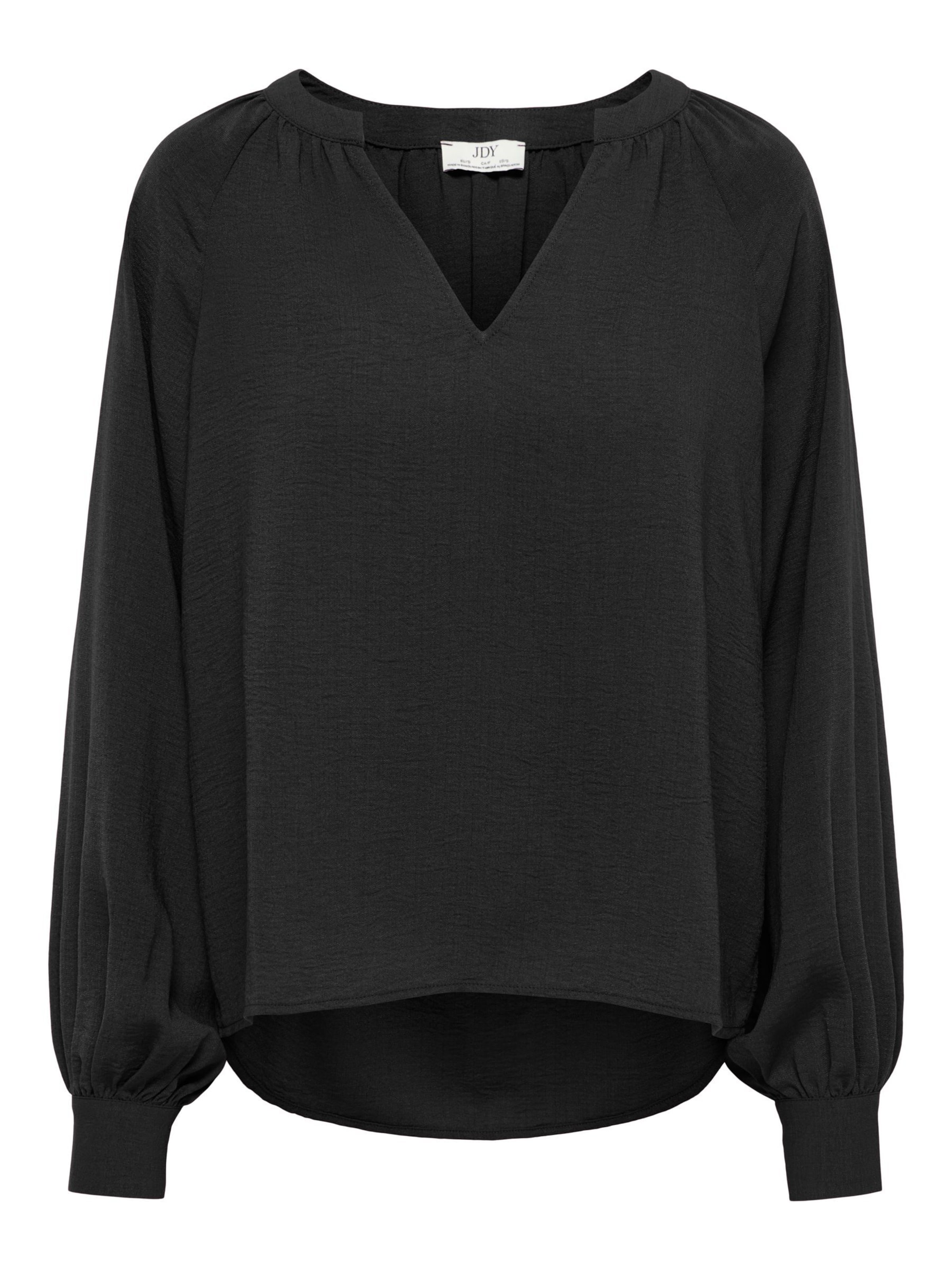 JDY Bluse 'JDYEmma' i sort: forside
