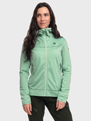 Veste en polaire fonctionnelle 'Milagle' Schöffel en vert : devant