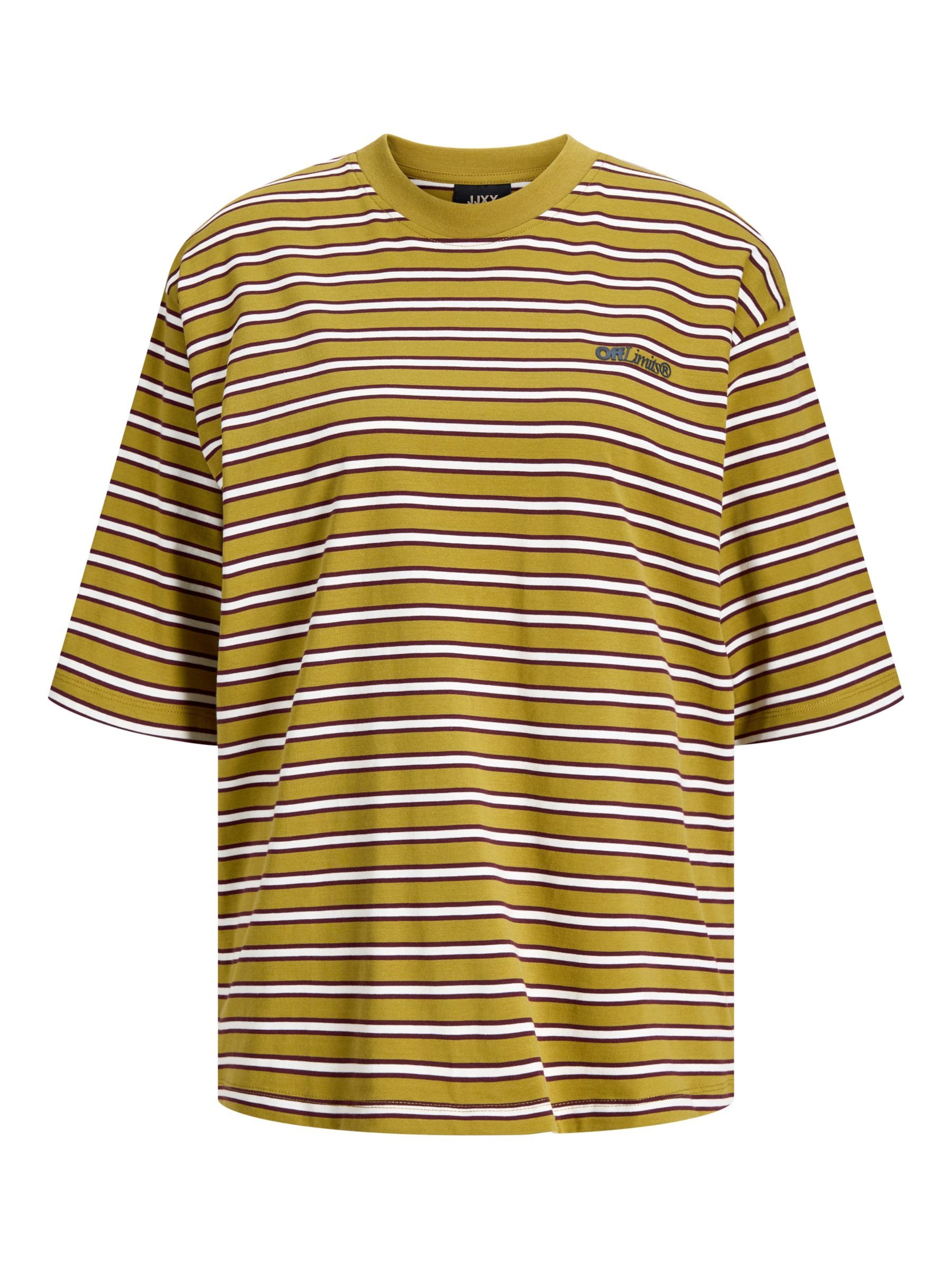 JJXX Shirts 'JXRHEA' i M i brun / naturhvid, Produktvisning