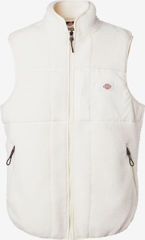 DICKIES Vest in White: front