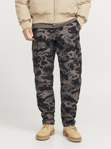 JACK & JONES Loosefit Cargobroek in Grijs