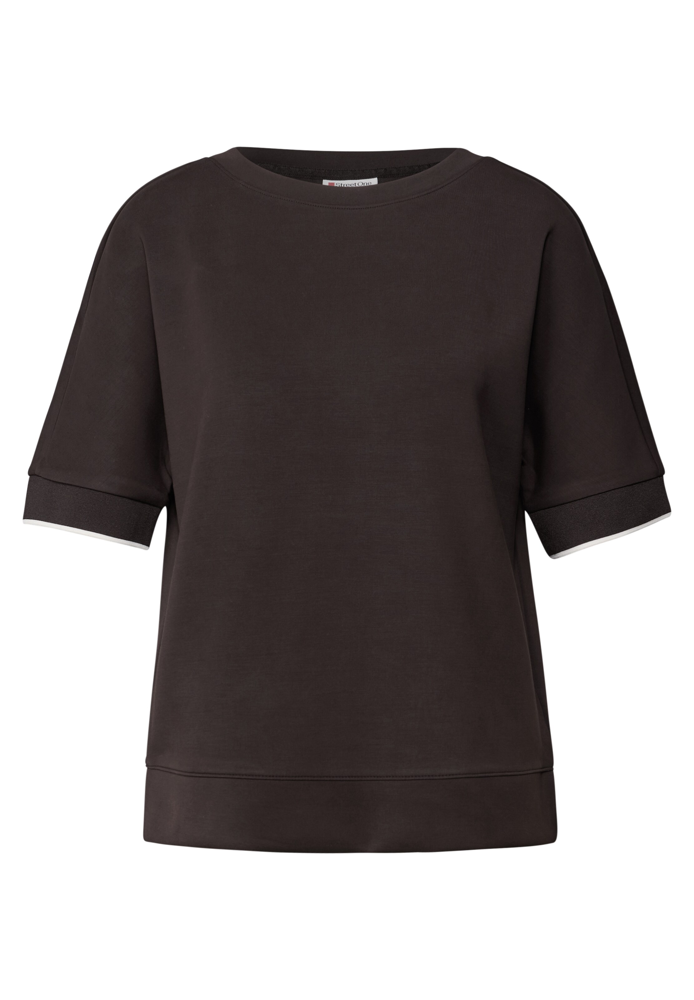 STREET ONE Shirt in Brown: front